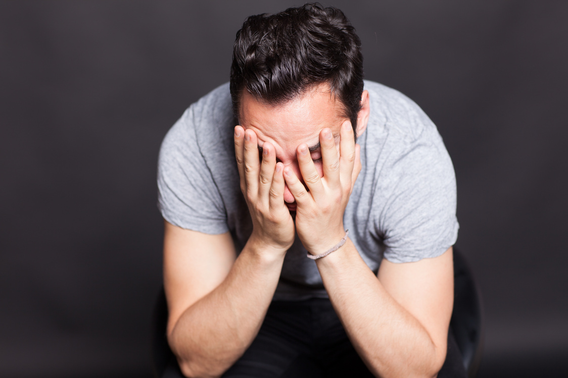 Frustrated man